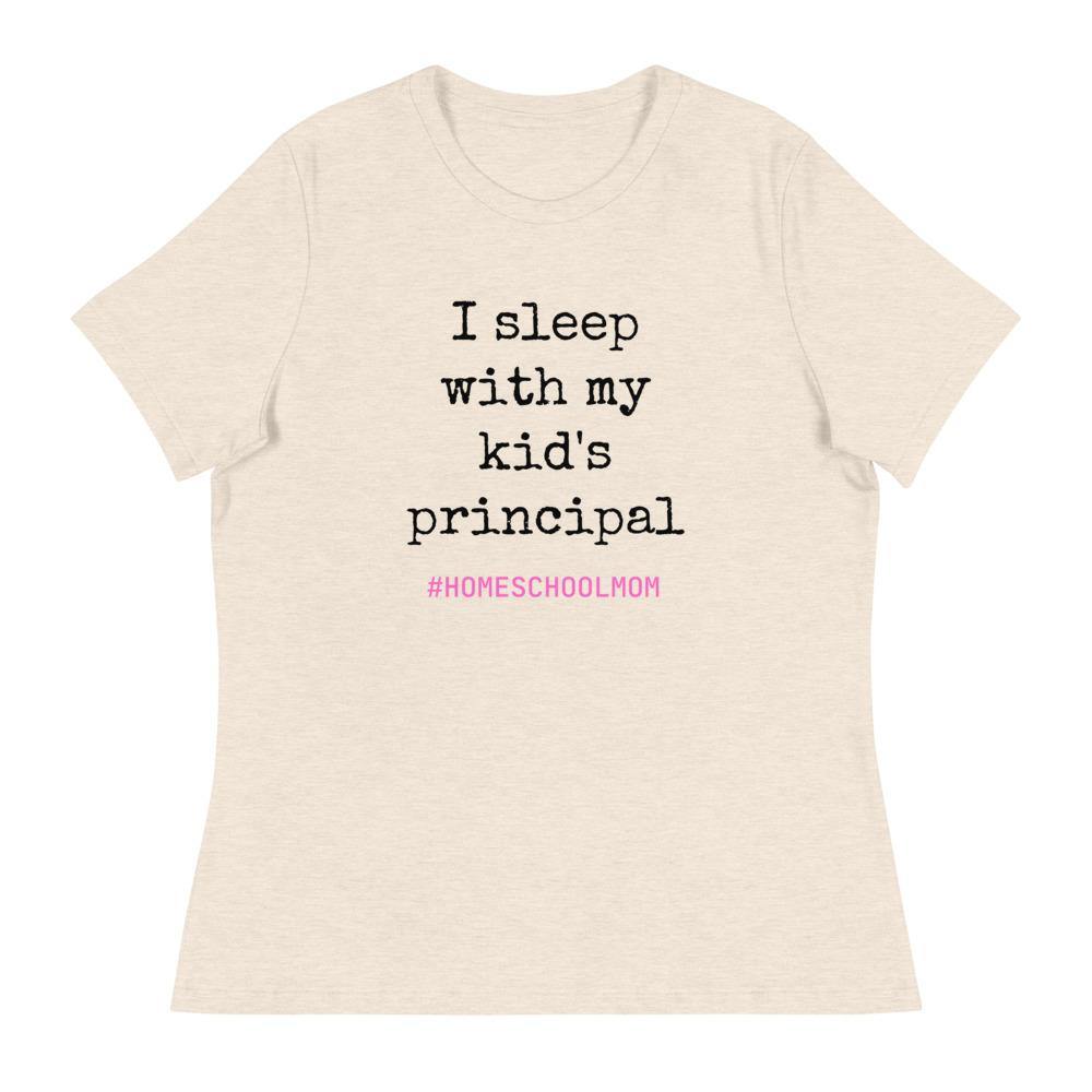 I Sleep With My Kids Principal Women's Relaxed T-Shirt - Proud Libertarian - Proud Libertarian
