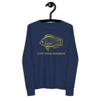 Love your Neighbor Youth long sleeve - Proud Libertarian - Owluntaryist