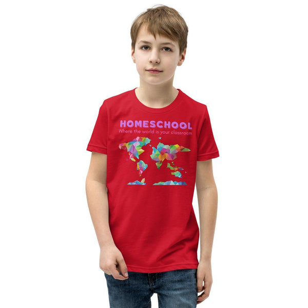 The World is your classroom Youth Short Sleeve T-Shirt - Proud Libertarian - Proud Libertarian