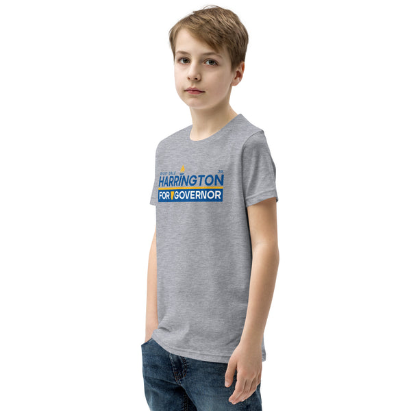 Harrington for Governor Youth Short Sleeve T-Shirt - Proud Libertarian - Ricky Harrington